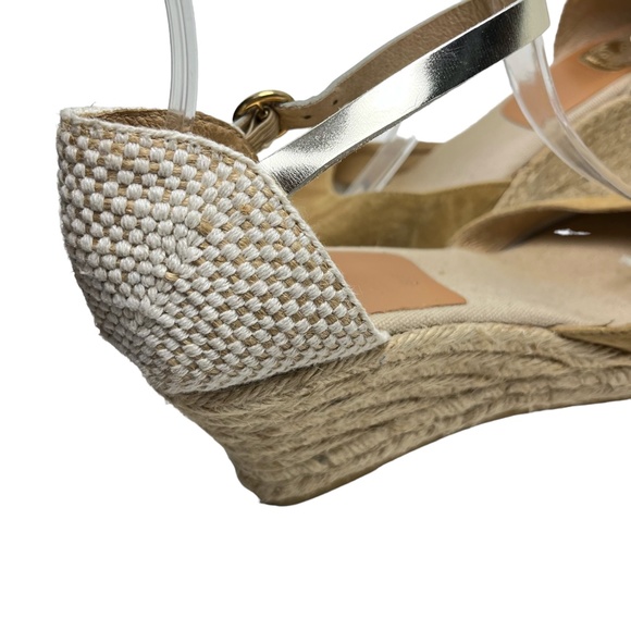 KANNA Made In SPAIN Mustard Yellow Espadrille Ankle Strap Wedge Heels Shoes  41 - Picture 13 of 16